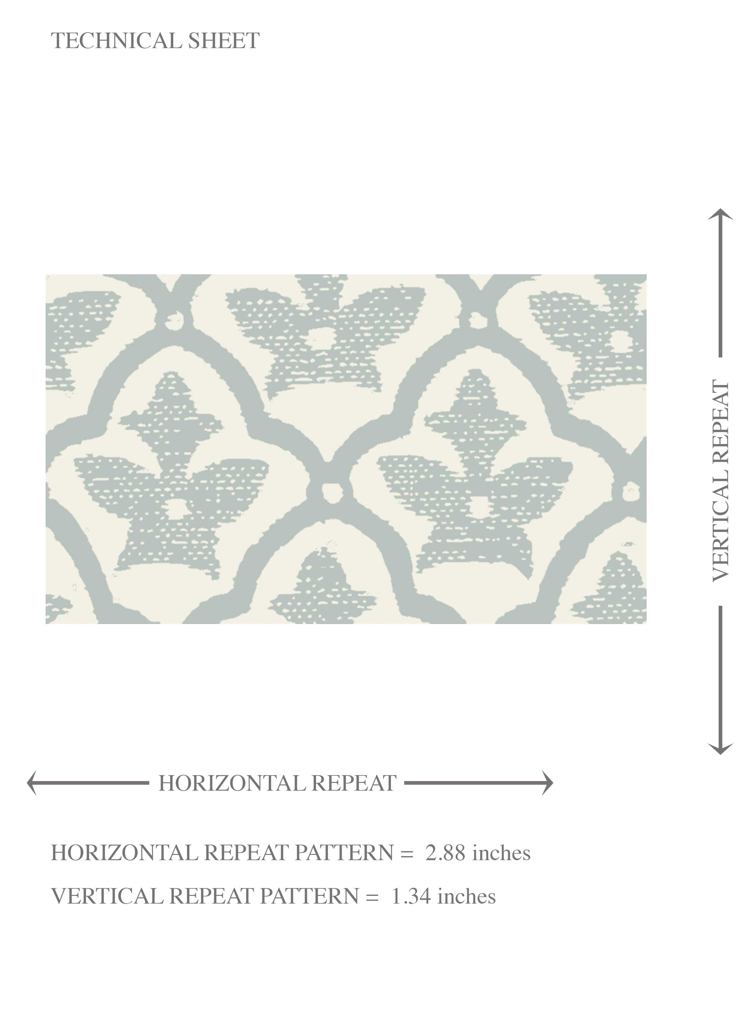 Small-Scale Floral Lattice Kids Room Wallpaper Sample (Duck Egg Blue/ White)