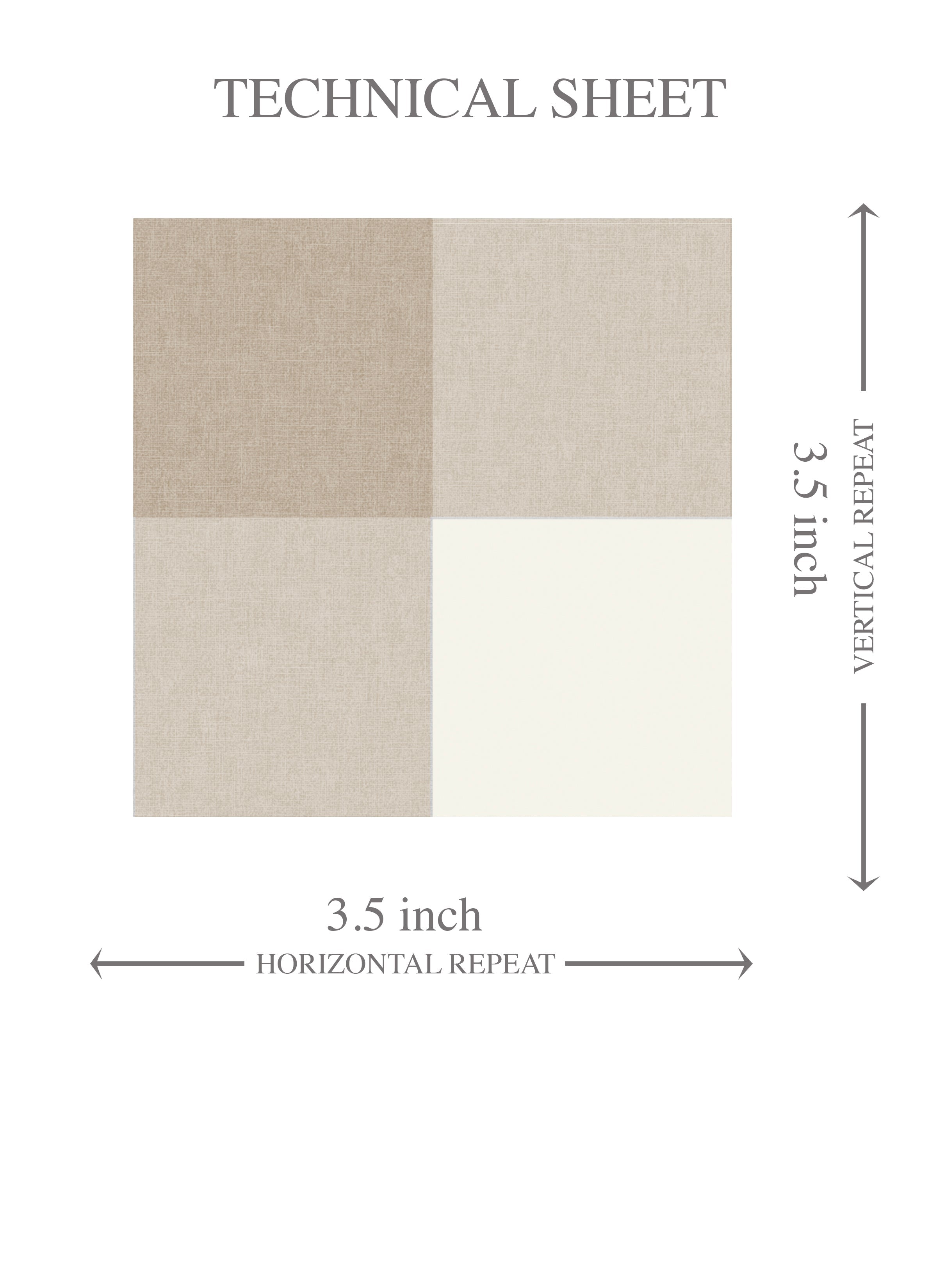 Neutral Geometric Gingham Checkered Kids Room Wallpaper Sample (Light Beige/ Greige)