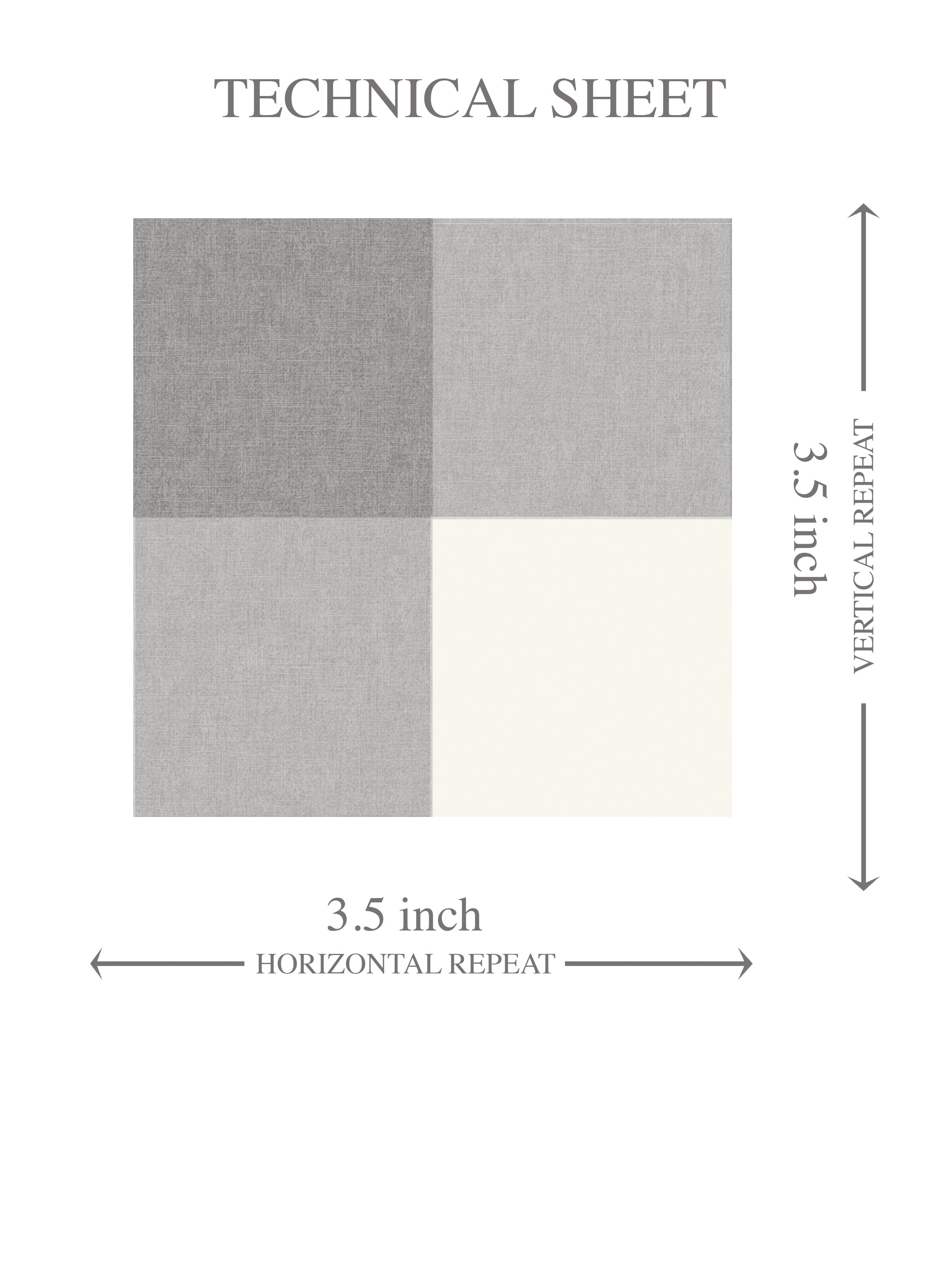 Neutral Geometric Gingham Checkered Kids Room Wallpaper Sample (Ash Gray)