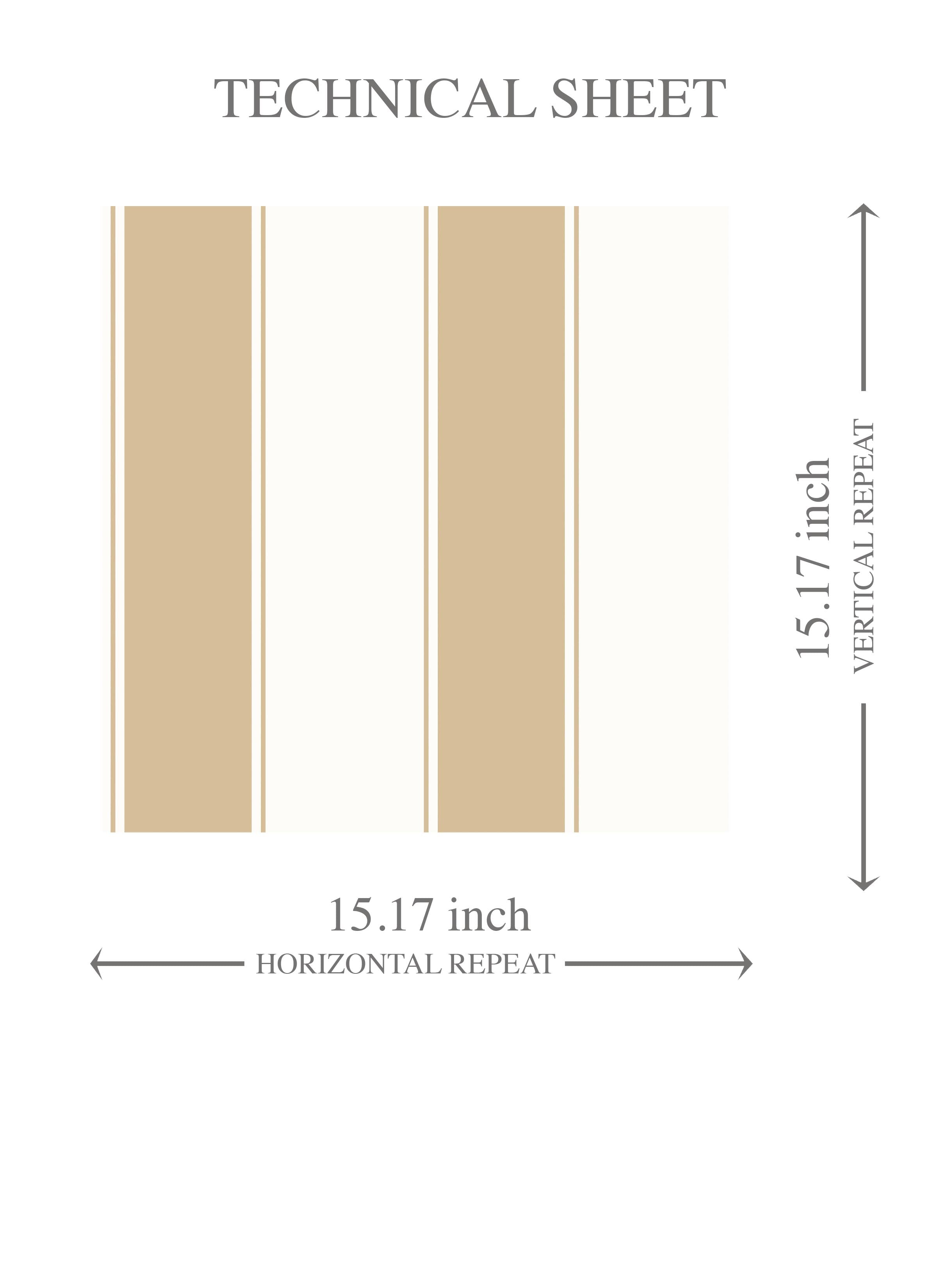 Geometric Striped Kids Room Wallpaper Sample (Sand Beige/ Tan/ White)
