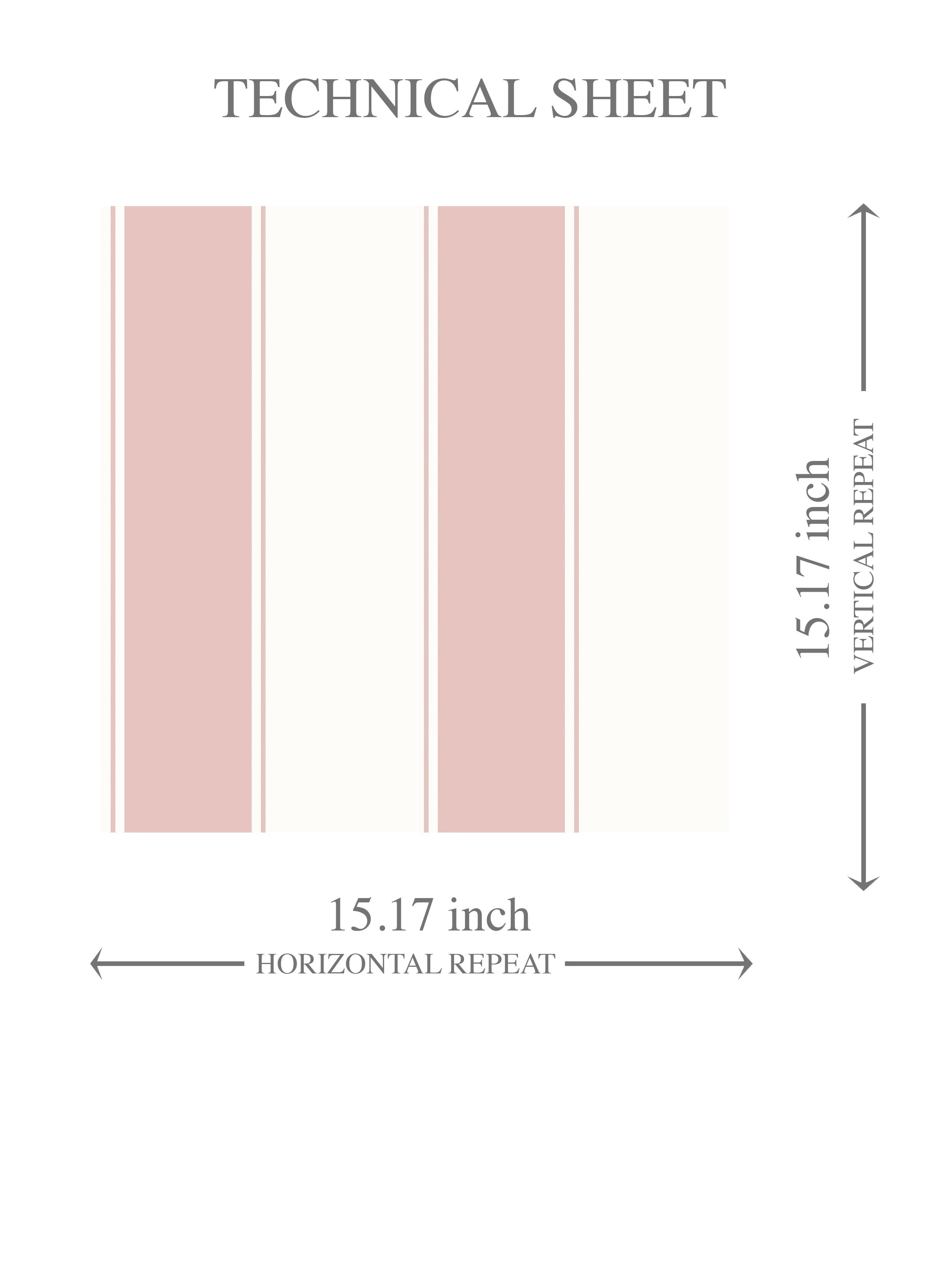 Geometric Striped Kids Room Wallpaper Sample (Pink/ White)