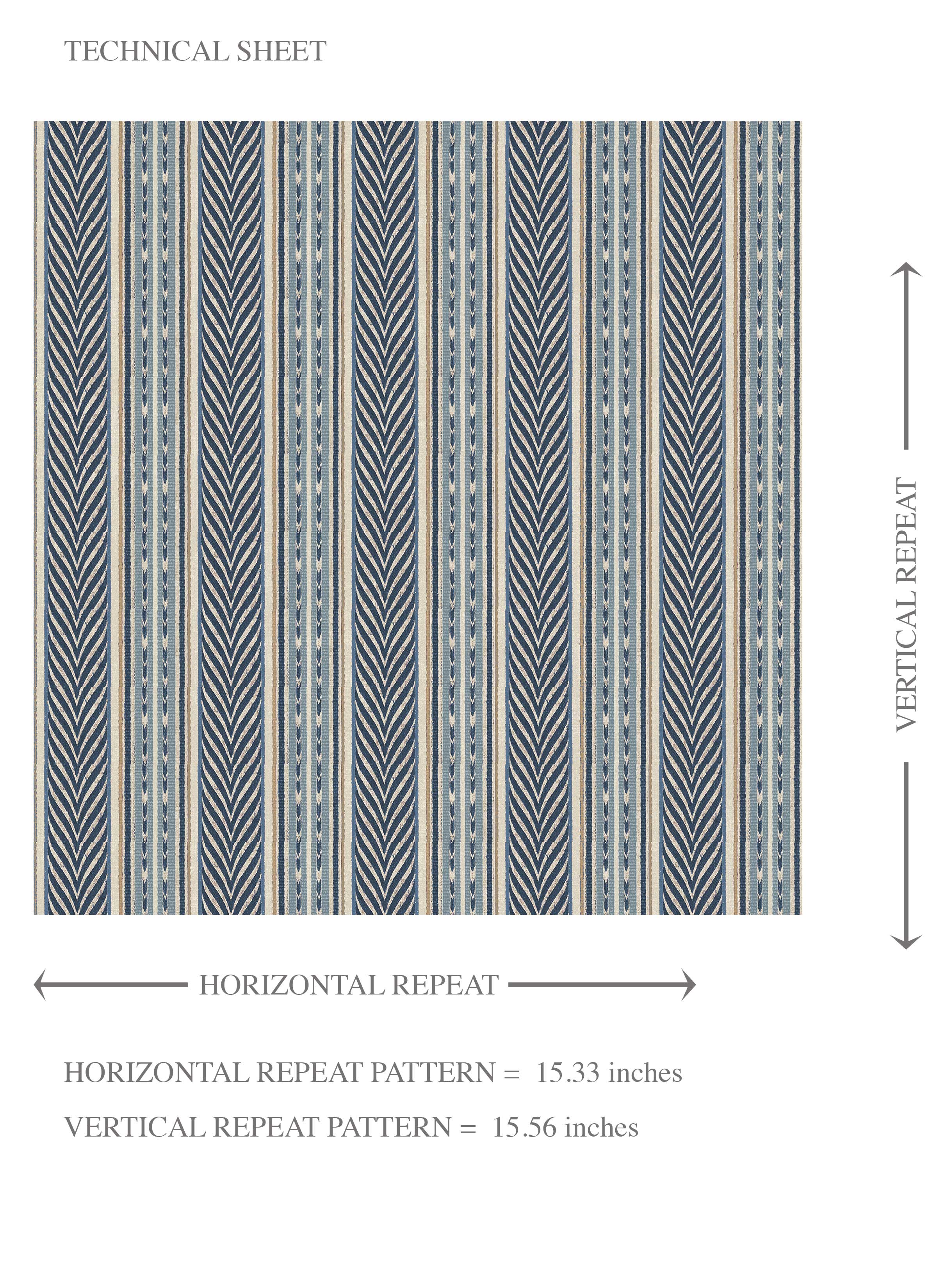 Geometric Striped Kids Room Wallpaper (Navy Blue/ Steel Gray)