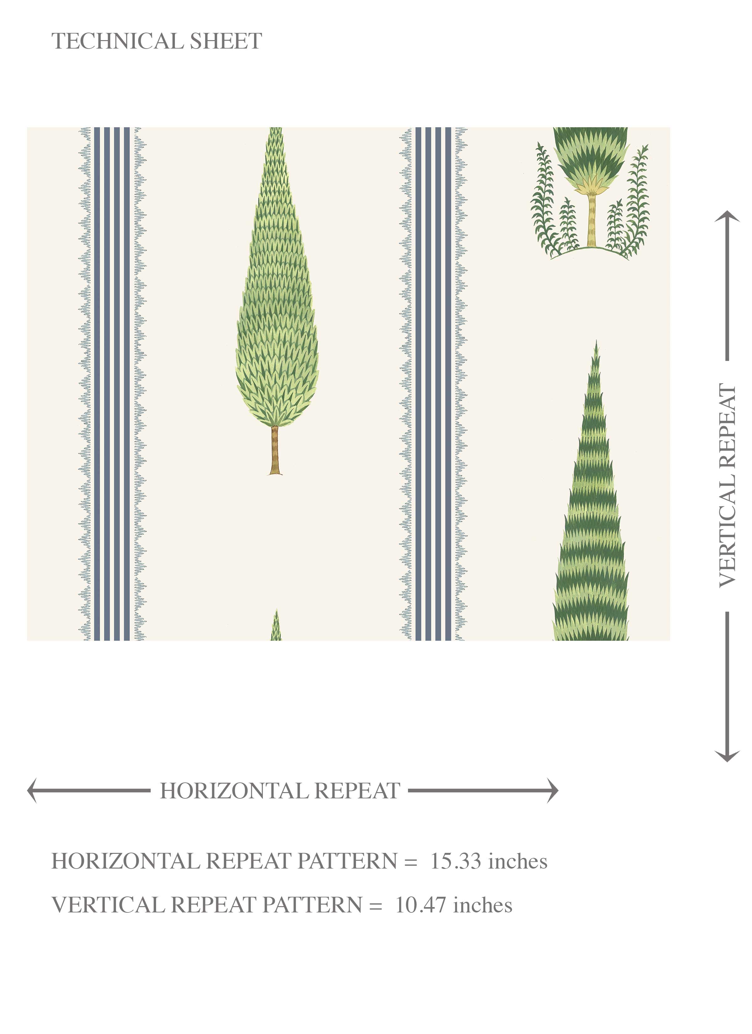 Modern Floral/ Botanical Leaf Print Kids Room Wallpaper (Green/ White/ Blue)
