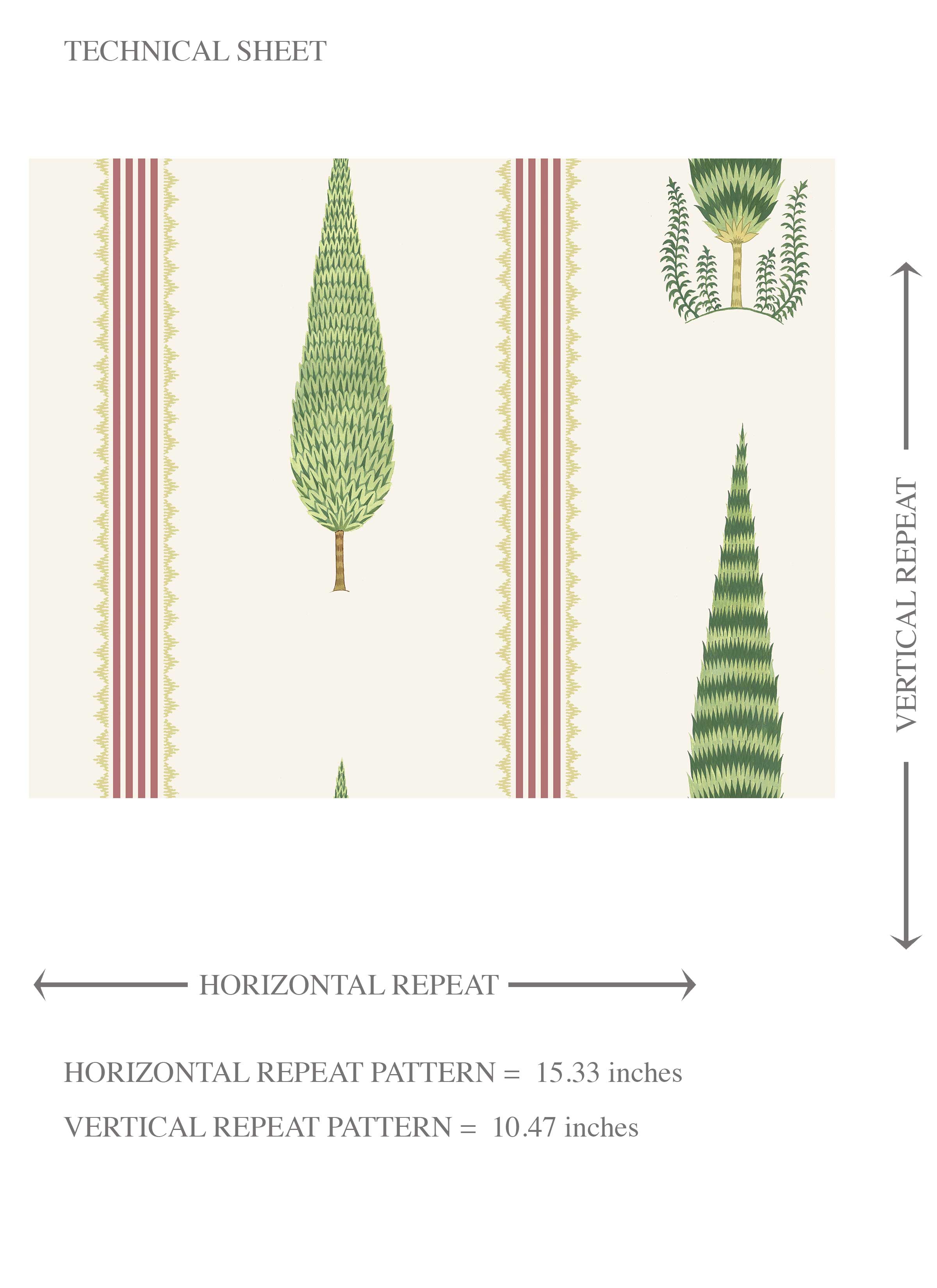 Modern Floral/ Botanical Leaf Print Kids Room Wallpaper (Red/ Green/ White)