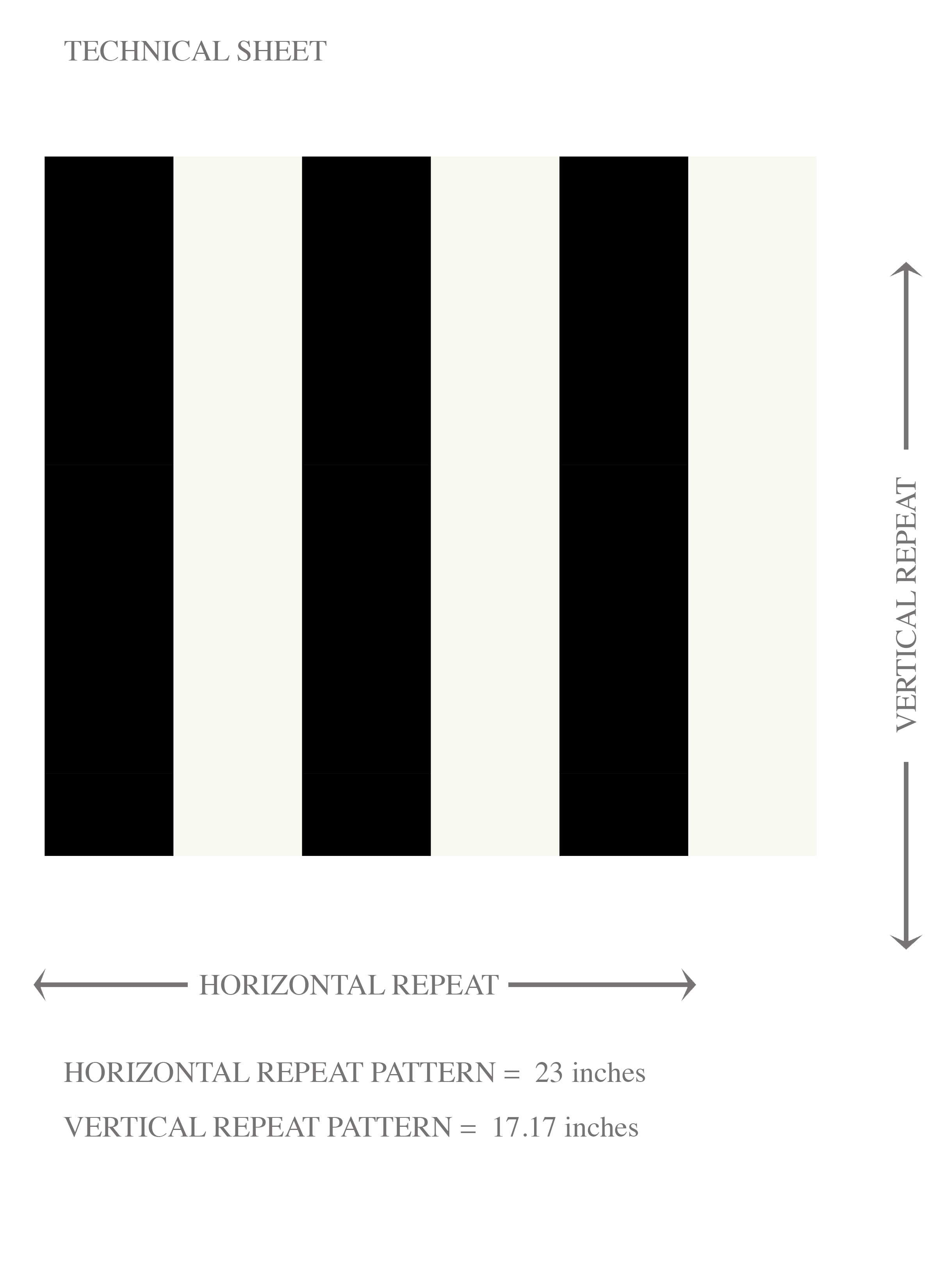 Neutral Scandi/ Geometric Striped Kids Room Wallpaper (Black/ White)