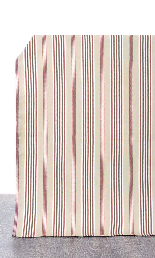 Cotton Home Décor Fabric By the Yard (Brown/ Beige/ Red)
