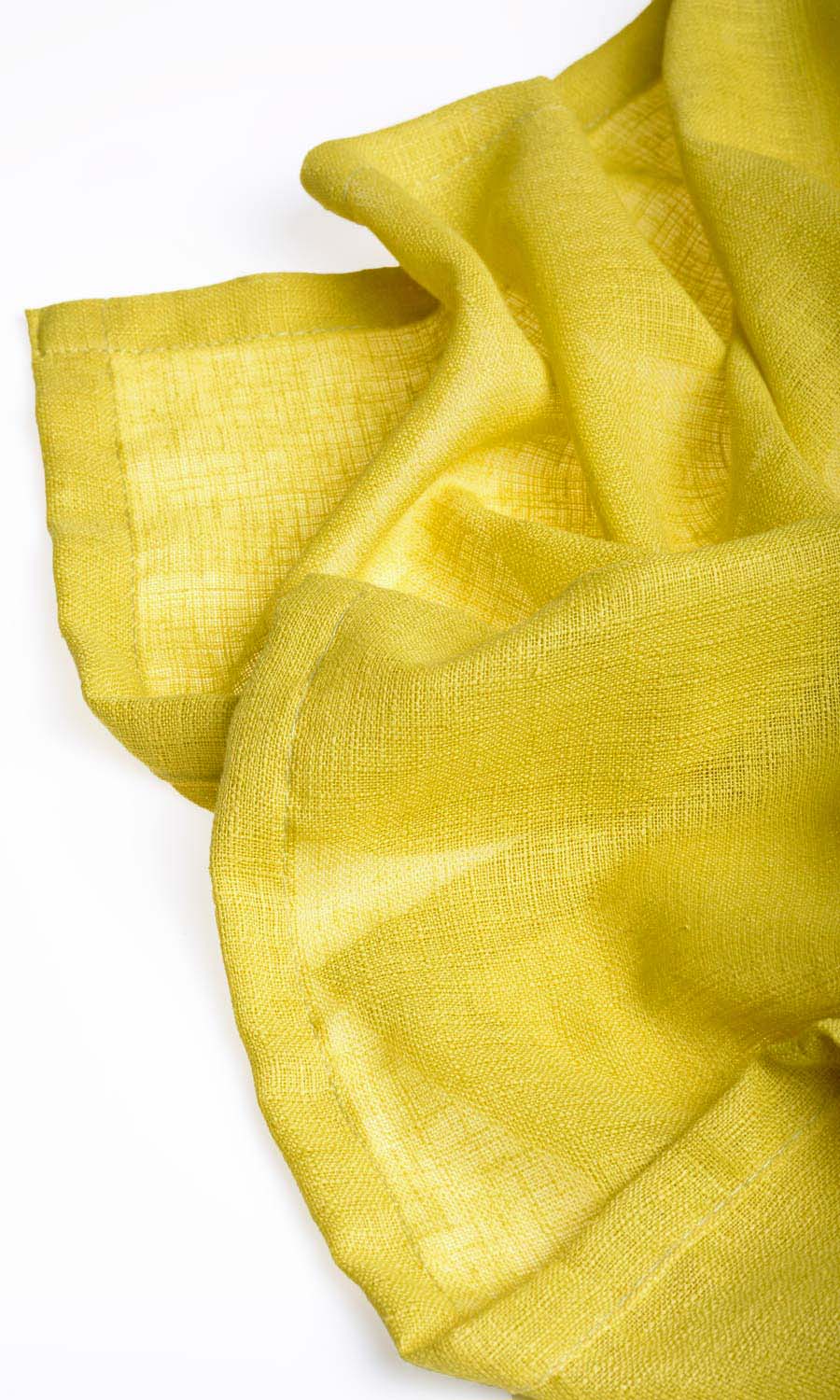 Sheer Window Treatments Fabric By the Yard (Yellow)