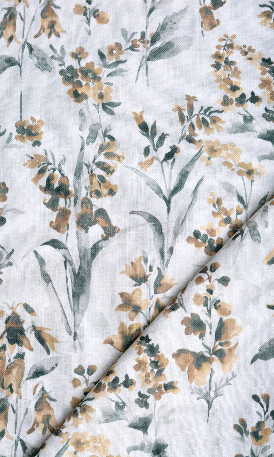 Floral Print Home Textile Fabric Material By the Yard (Beige/ Brown)