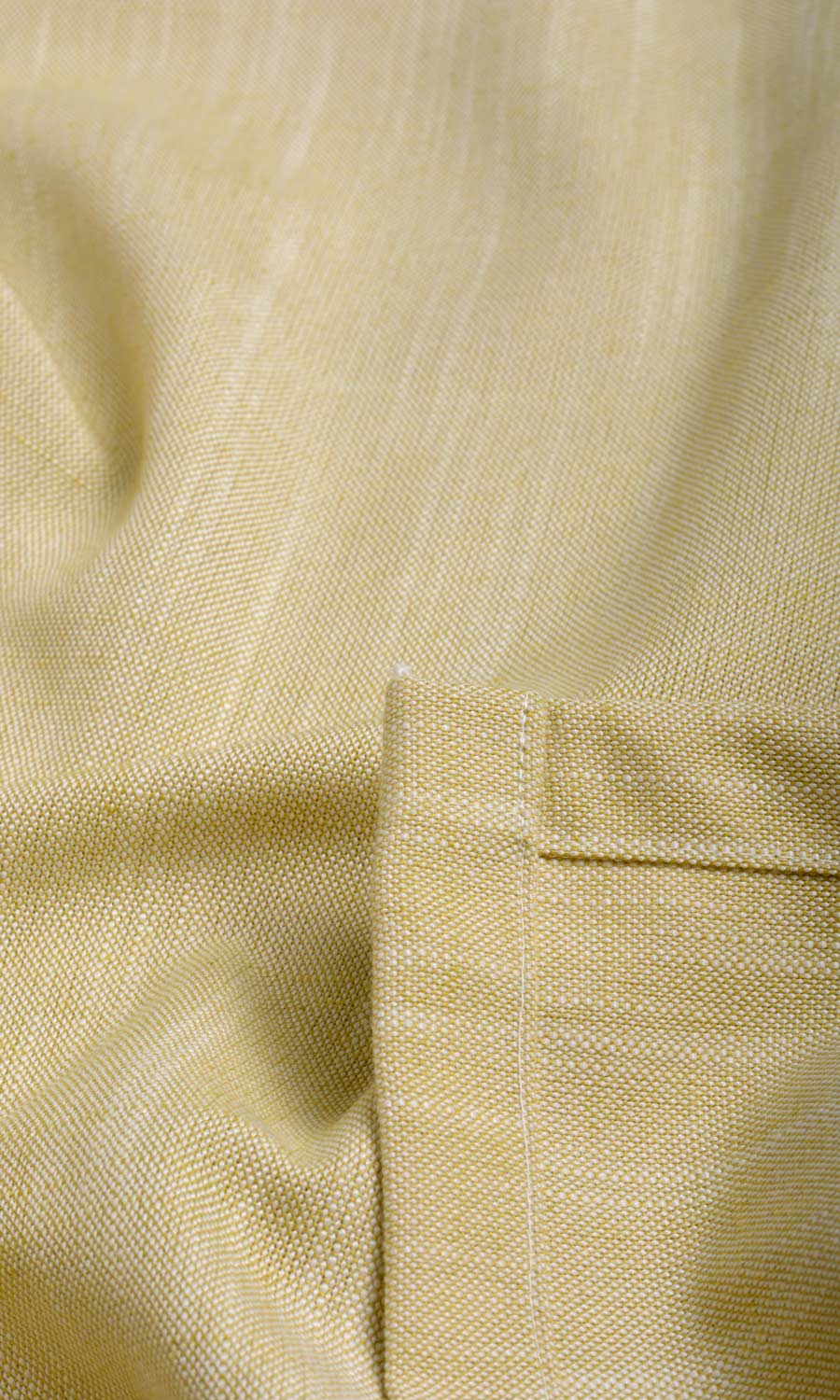Plain Linen Texture Fabric Sample for Curtains & Drapes (Yellow)