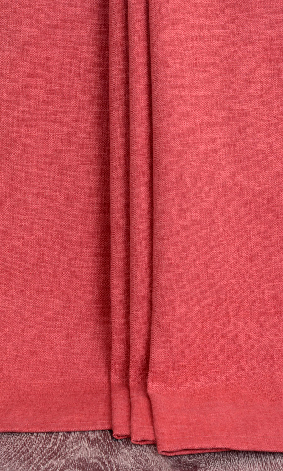 Linen-Blend Home Textile Fabric Material Sample (Red)