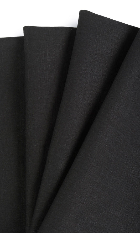 Poly-Cotton Home Décor Fabric By the Yard (Charcoal)