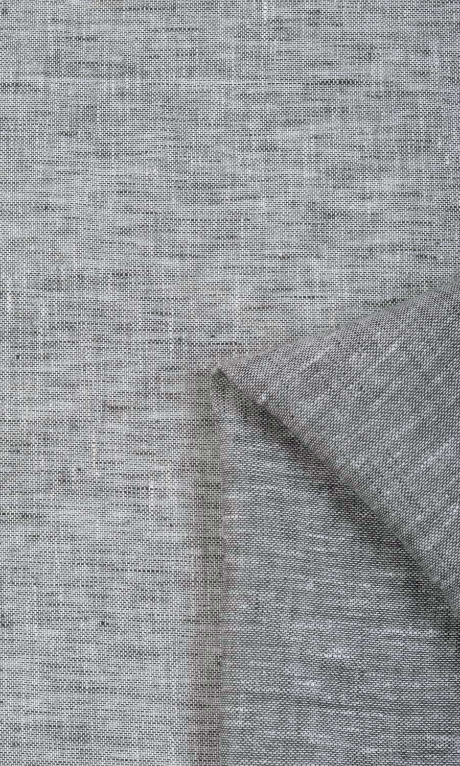Linen Sheer Window Treatments Fabric Sample (Grey)