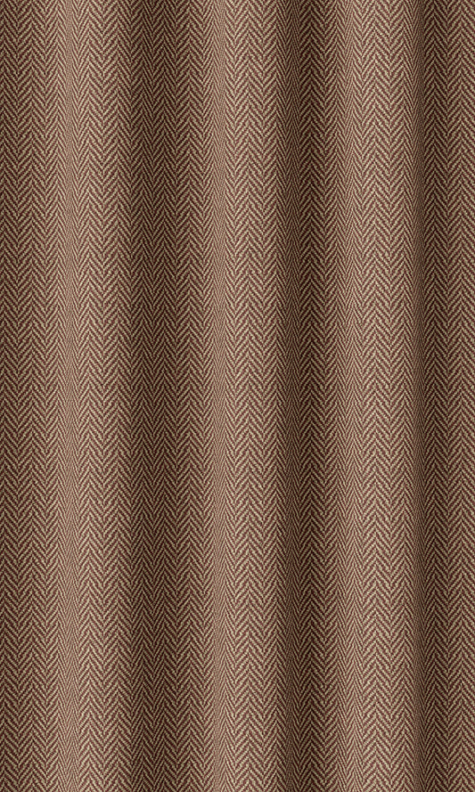 Herringbone Textured Home Décor Fabric By the Yard (Red/ Orange)