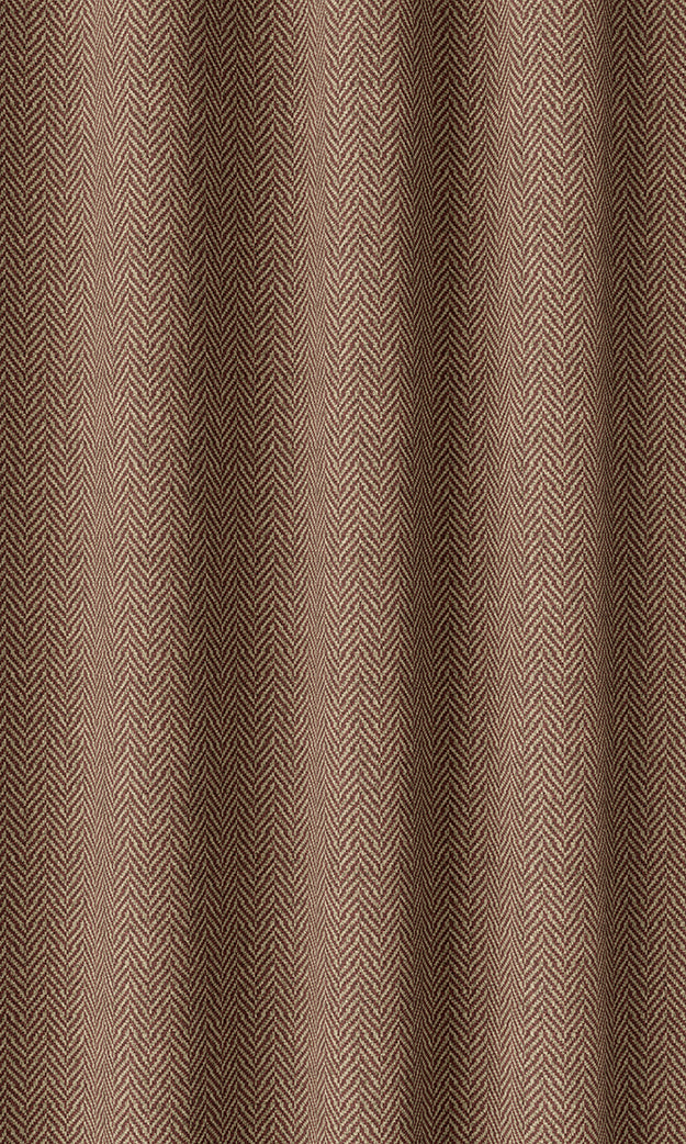 Herringbone Textured Home Décor Fabric By the Yard (Red/ Orange)