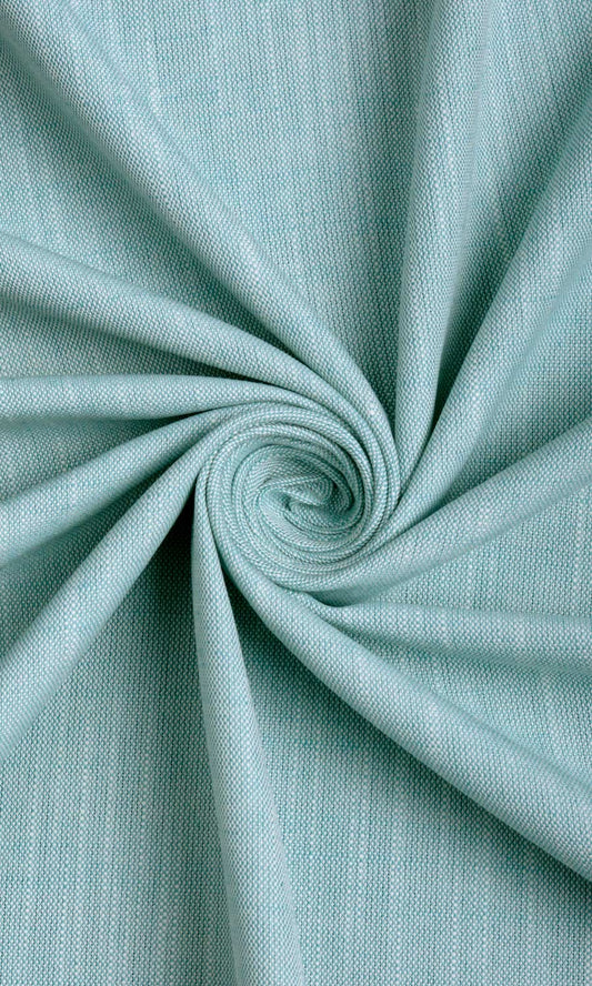 Linen Texture Curtains (Sky Blue)