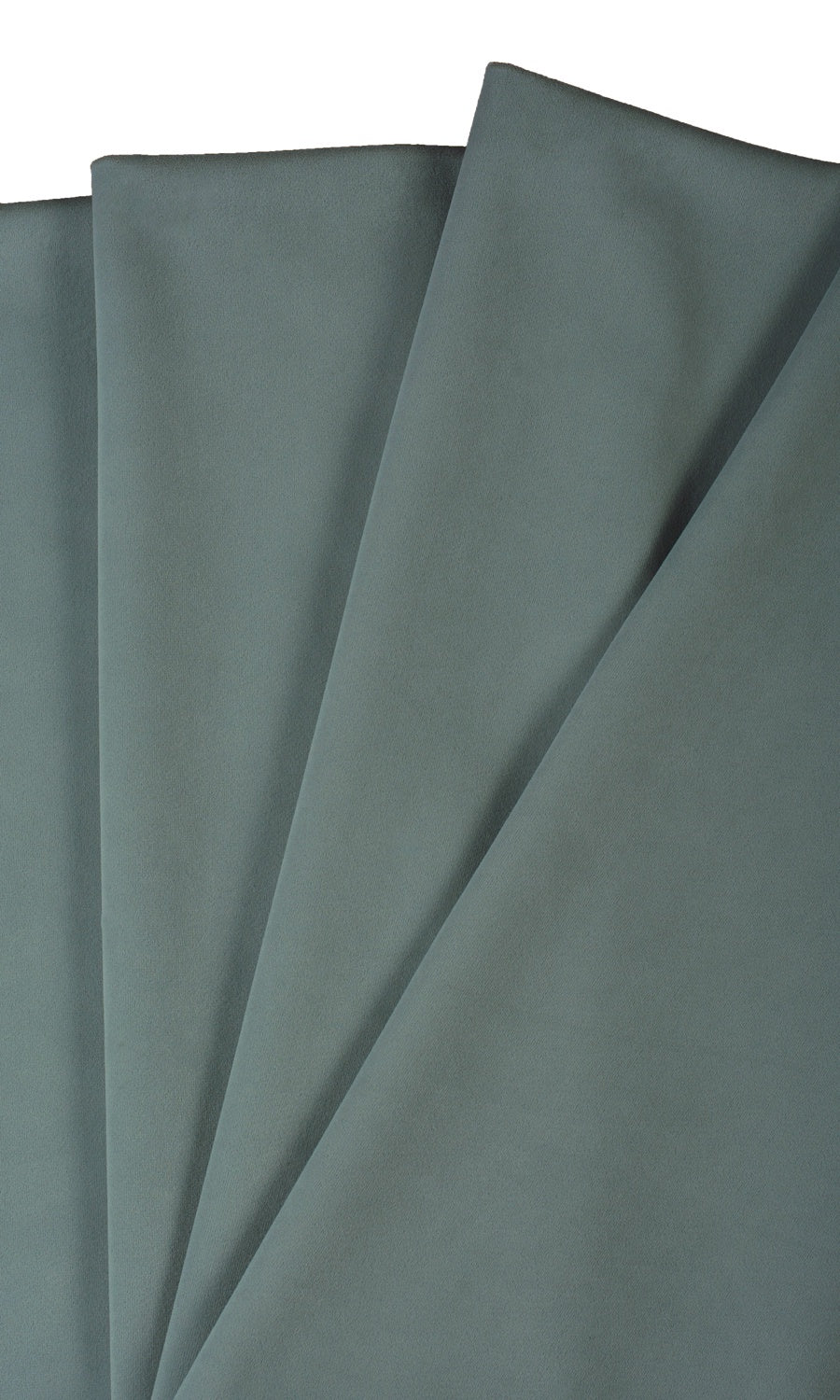 Velvet Fabric Material By the Yard (Slate Grey)