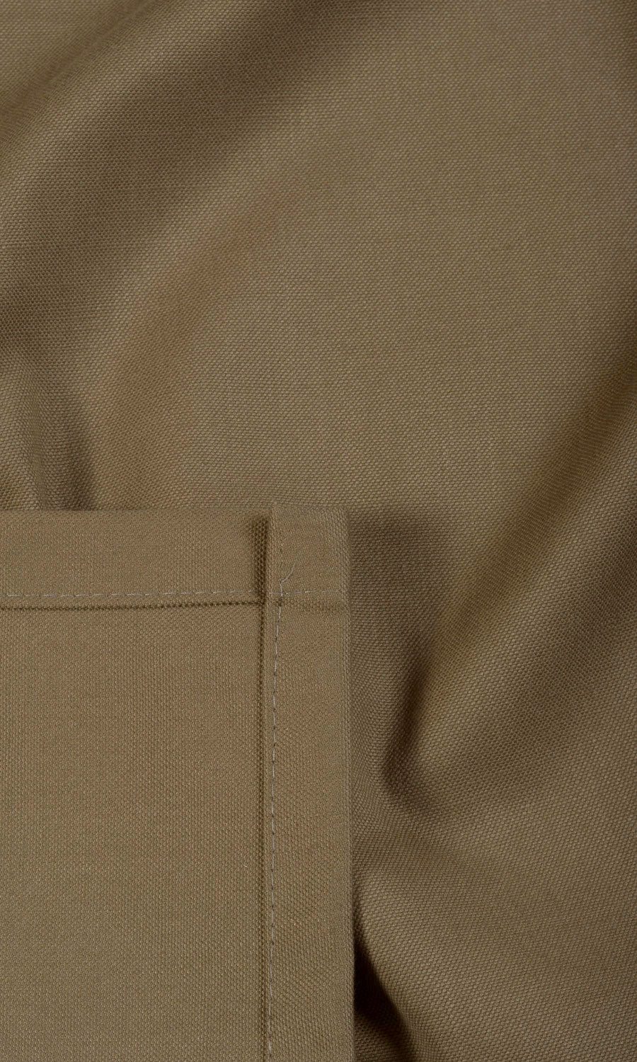 Poly-Cotton Home Textile Fabric Material Sample (Brown)