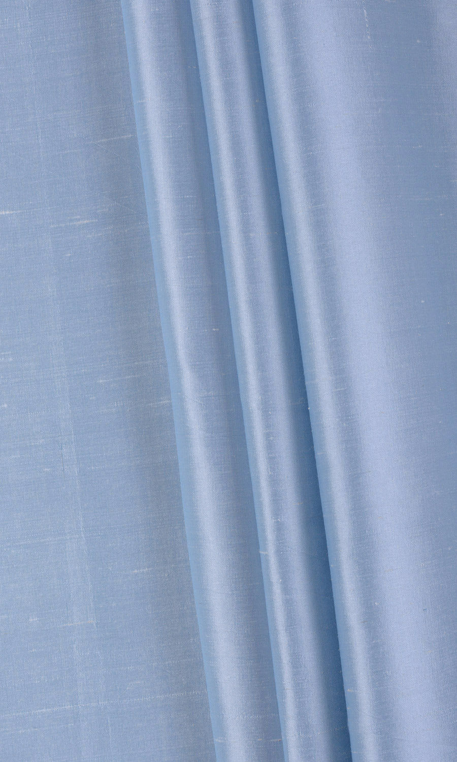 Shantung Silk Home Textile Fabric Material Sample (Steel Blue)