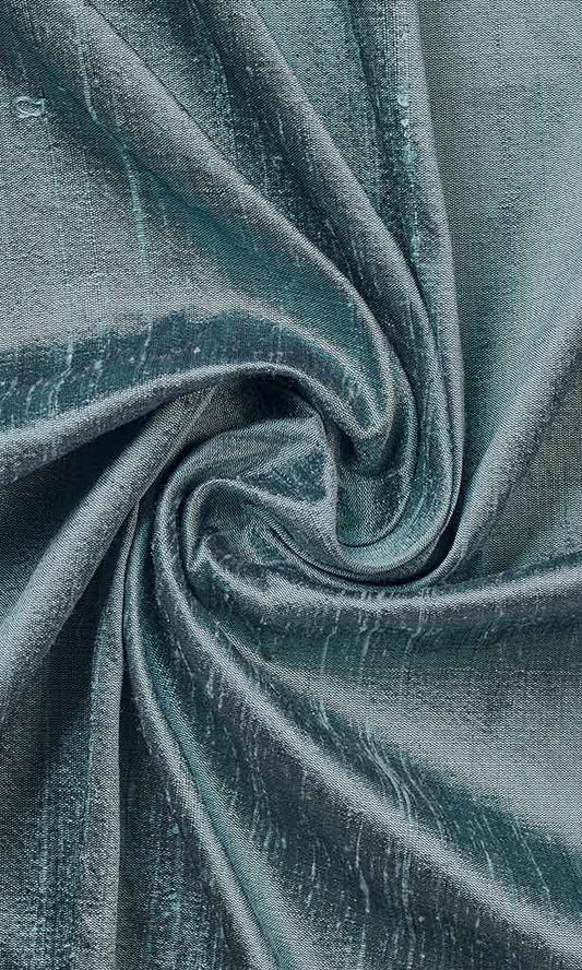 Dupioni Silk Home Décor Fabric By the Yard (Dark Grey)