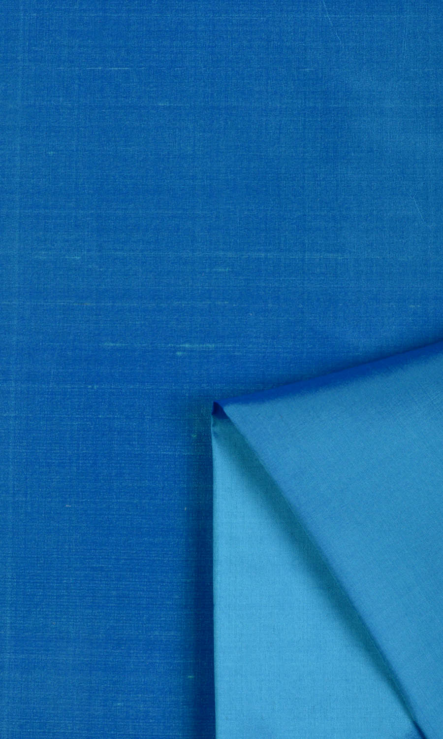 Shantung Silk Fabric Material By the Yard (Azure Blue)