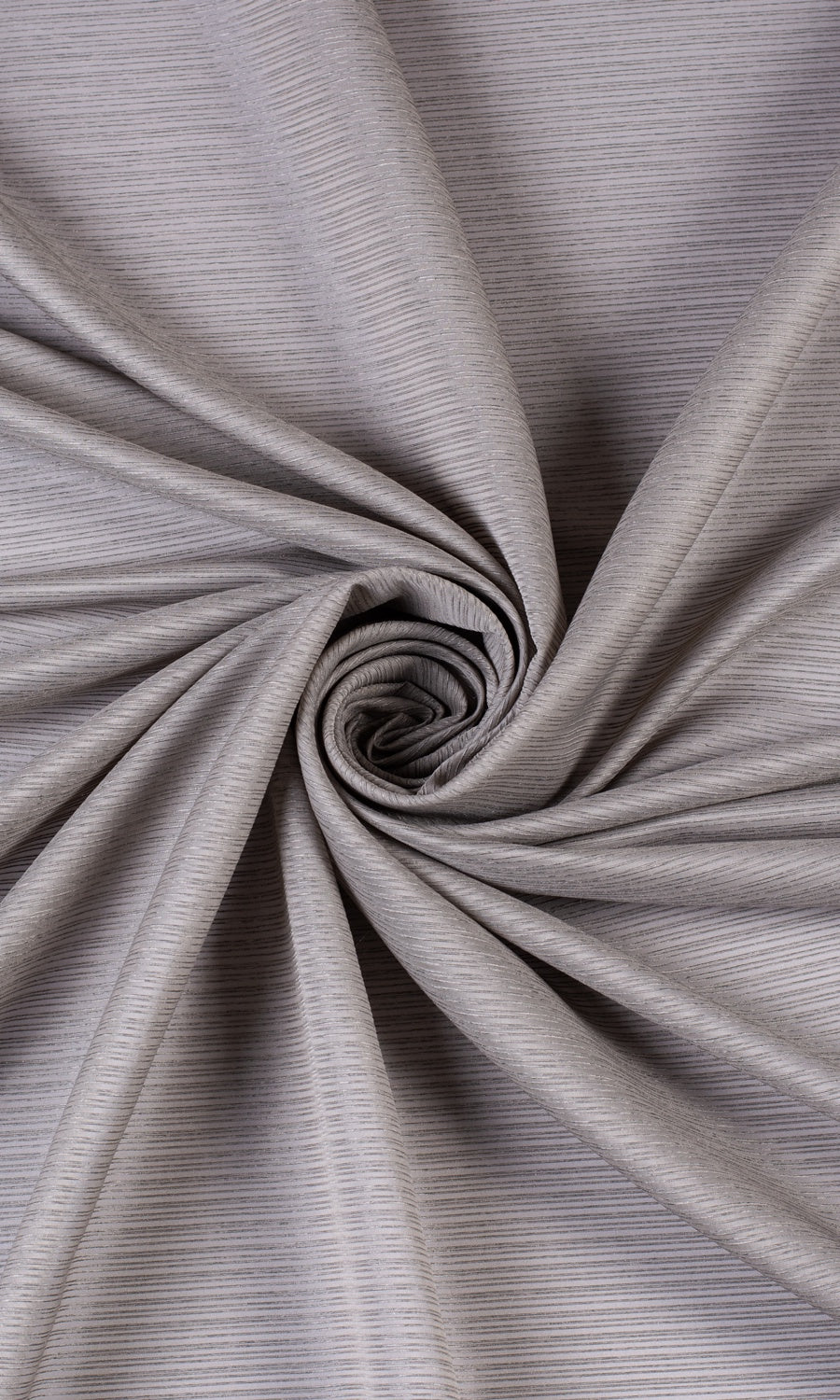 Striped Sheer Home Textile Fabric Material Sample (Coffee Brown)