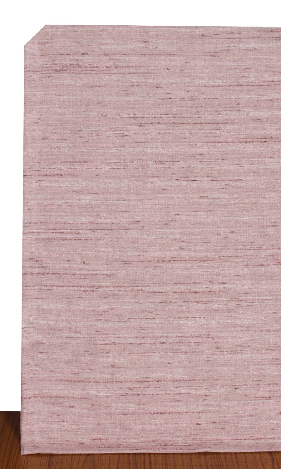 Faux Silk Textured Home Textile Fabric Material By the Yard (Pastel Pink)