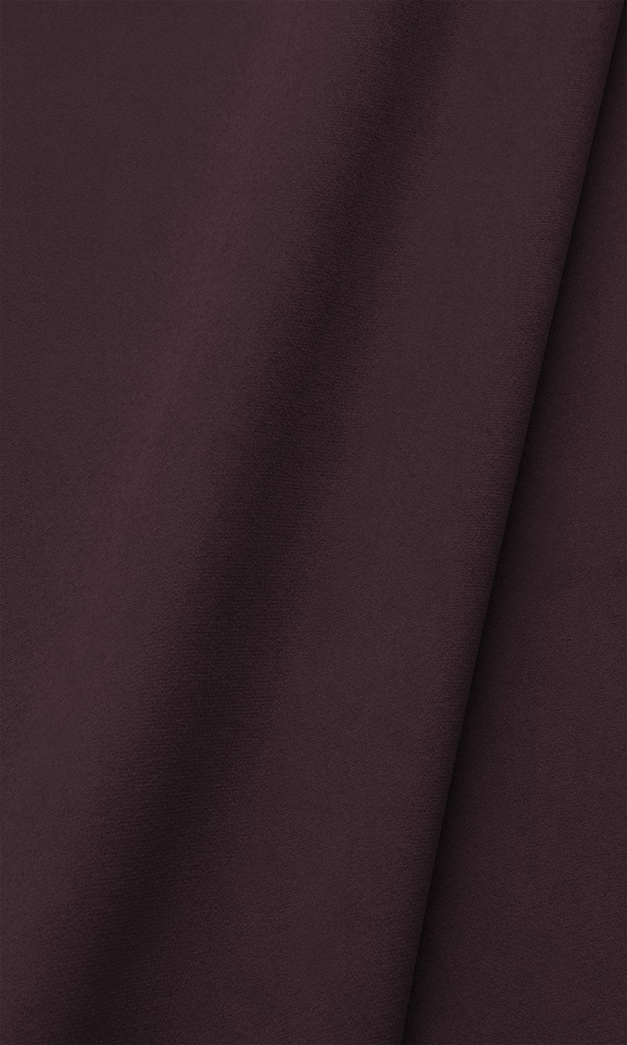 Velvet Window Treatments Fabric By the Yard (Wine/ Deep Purple)