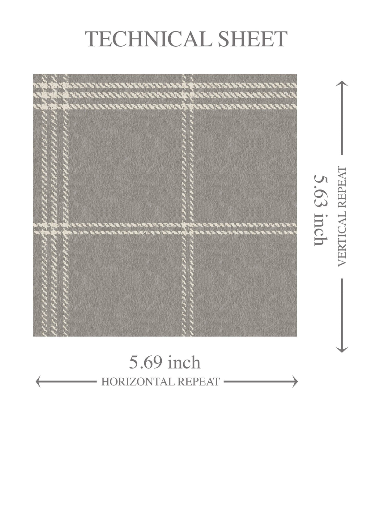 Neutral Geometric Plaid Checkered Kids Room Wallpaper (Gray)