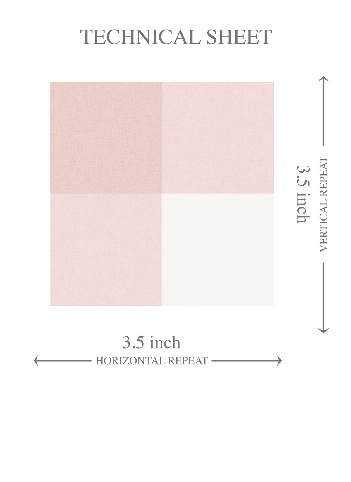 Geometric Gingham Checkered Kids Room Wallpaper Sample (Baby Pink)