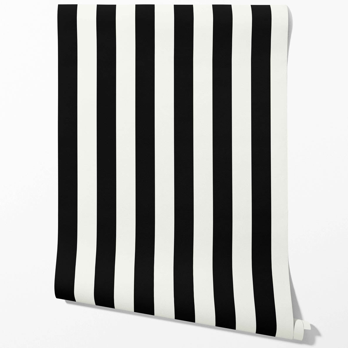 Neutral Scandi/ Geometric Striped Kitchen Wallpaper (Black/ White)