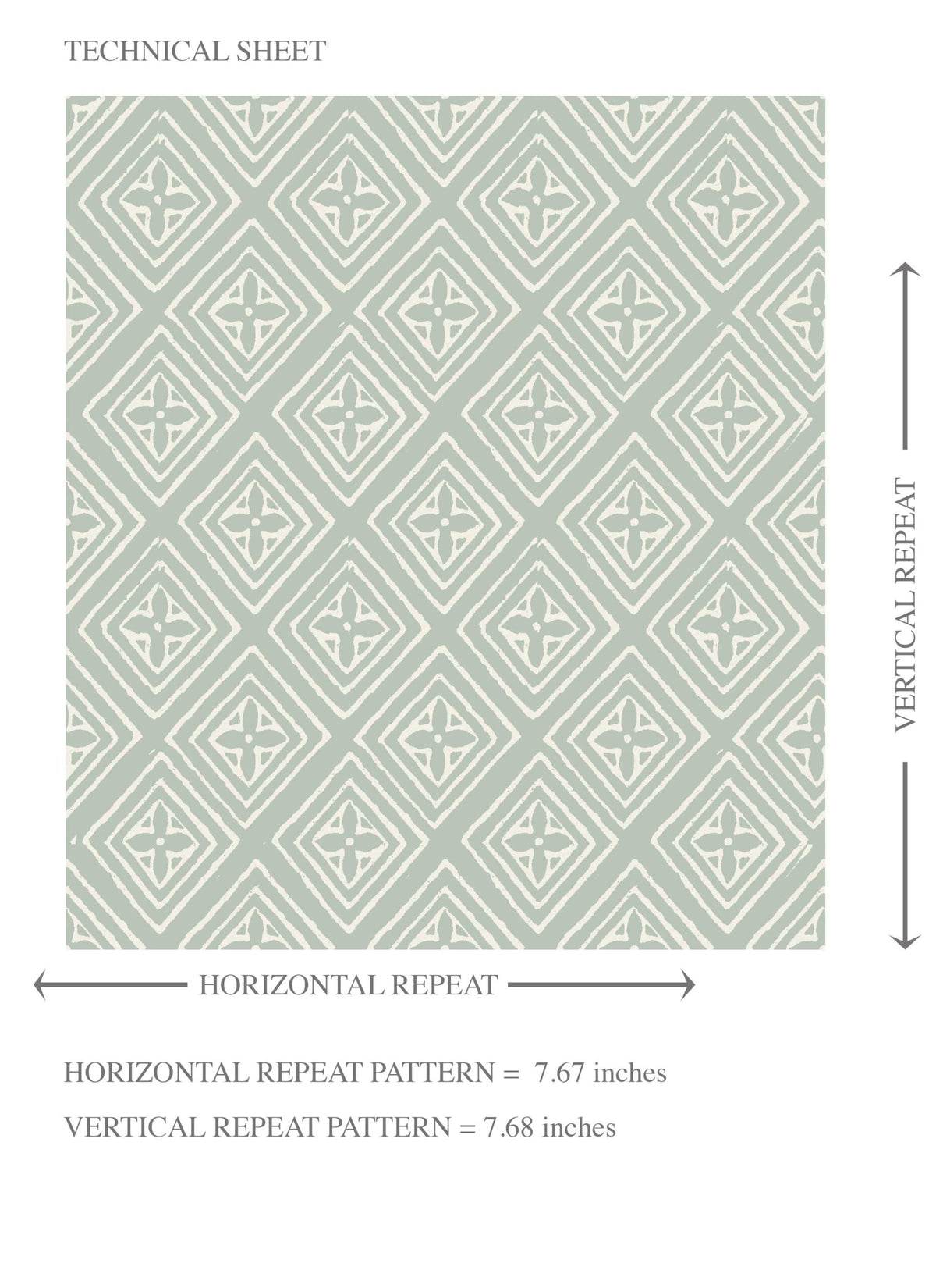 Small Diamond Lattice/ Textured Check Kids Room Wallpaper (Green/ White)