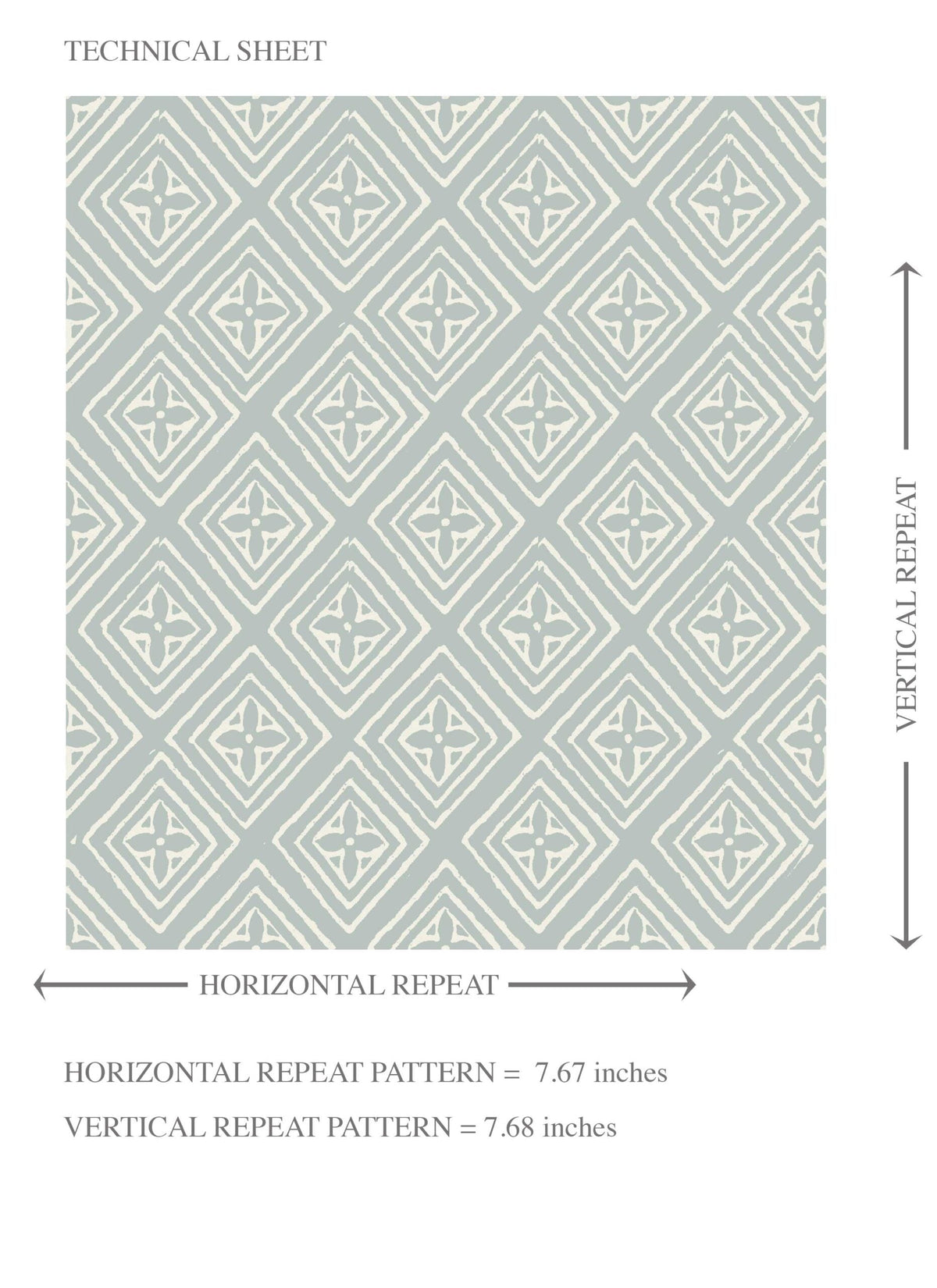 Small Diamond Lattice/ Textured Check Kids Room Wallpaper Sample (Blue/ White)