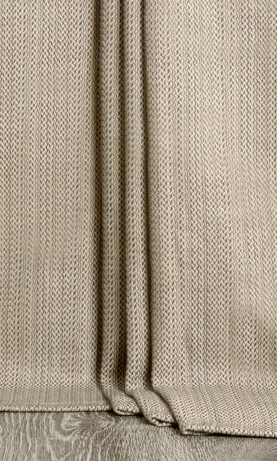 Cotton Home Textile Fabric Material By the Yard (Blue/ Beige)