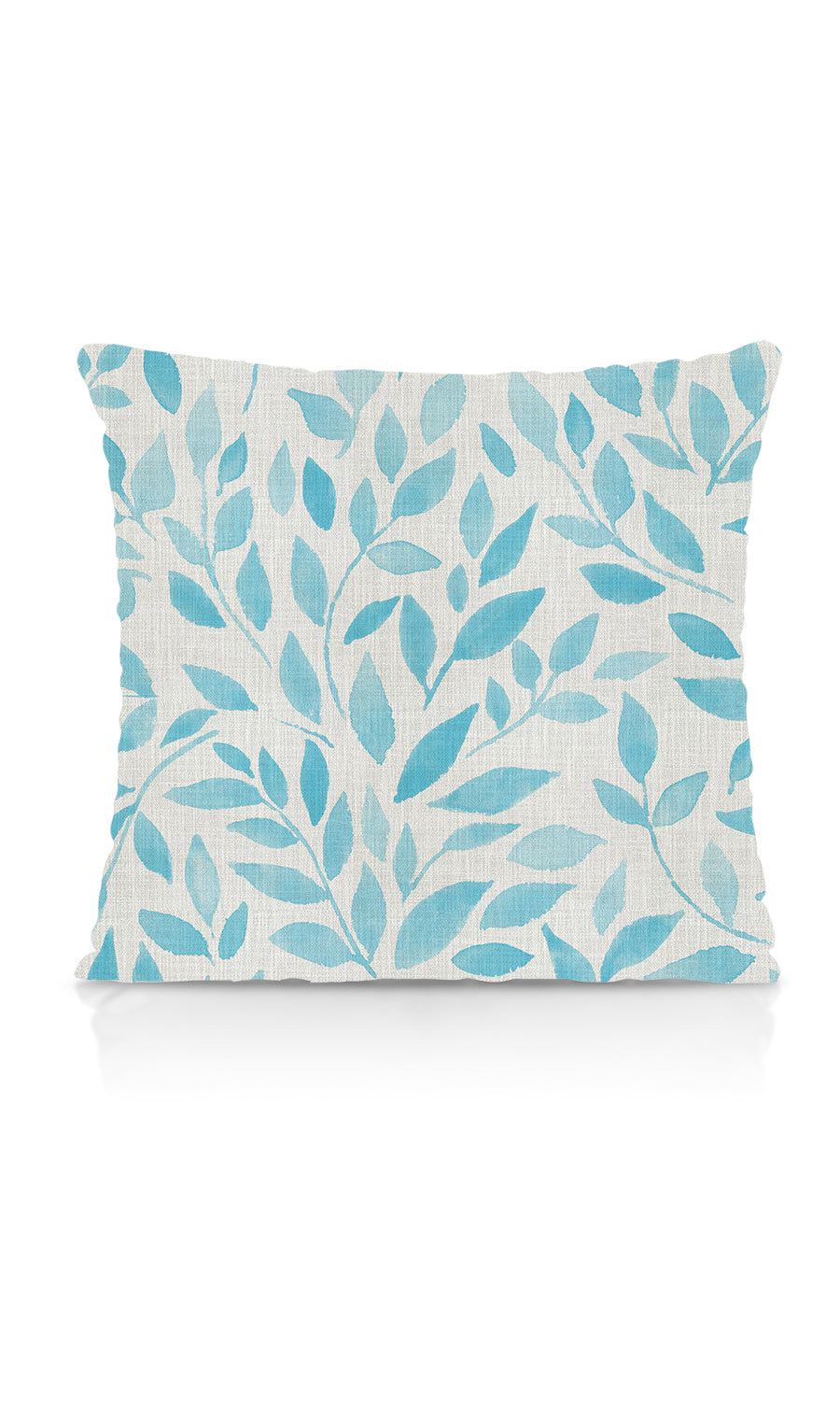 Botanical Print Home Textile Fabric Material Sample (Eggshell White/ Blue)