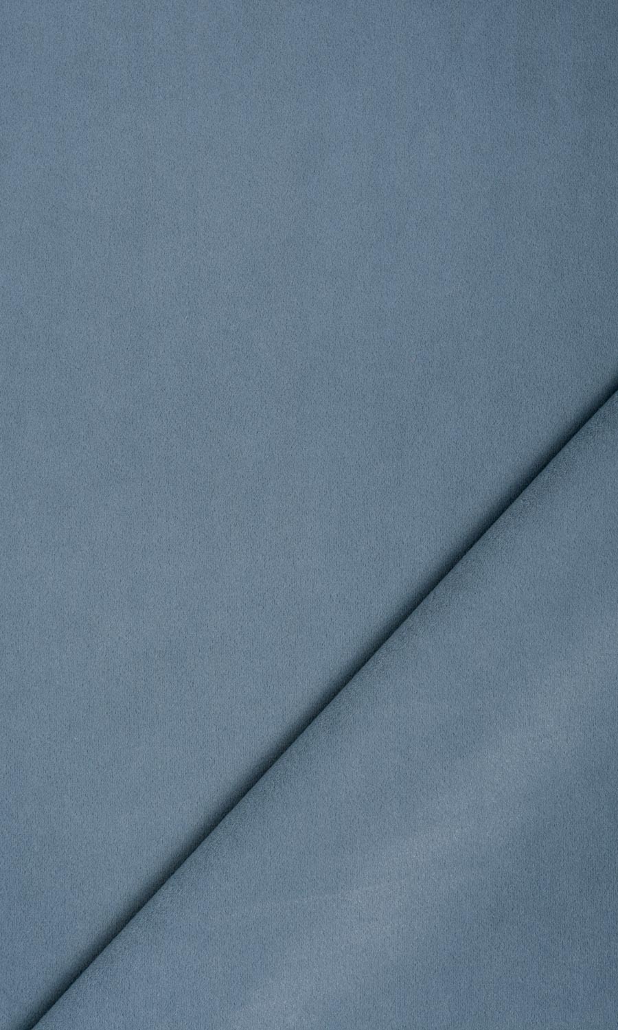 Velvet Window Treatments Fabric By the Yard (Grey/ Blue)