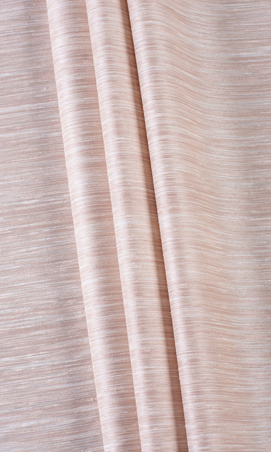Textured Faux Silk Home Décor Fabric By the Yard (Cavern Pink)