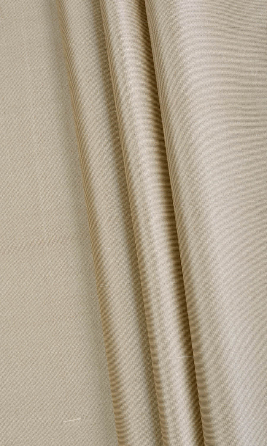 Shantung Silk Free Fabric Material Sample (Ecru/ Tan Brown)