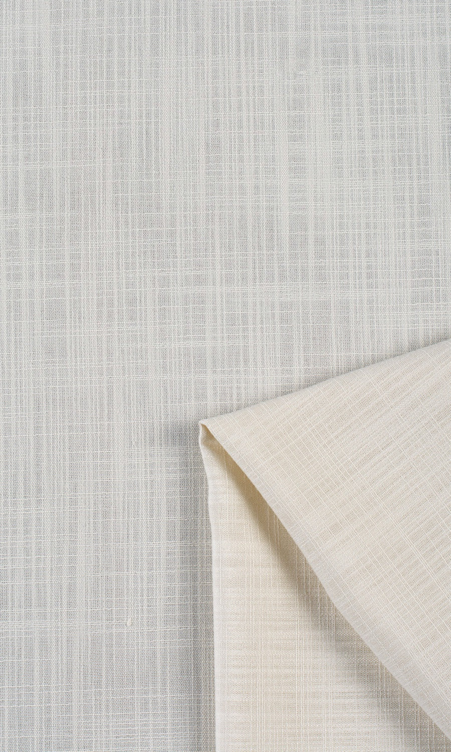 Semi-Sheer Window Treatments Fabric By the Yard (Warm Ivory/ Pale Beige)