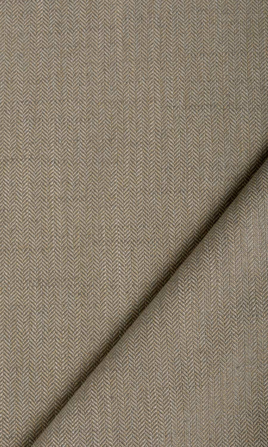 Herringbone Textured Home Textile Fabric Material By the Yard (Mocha Brown)