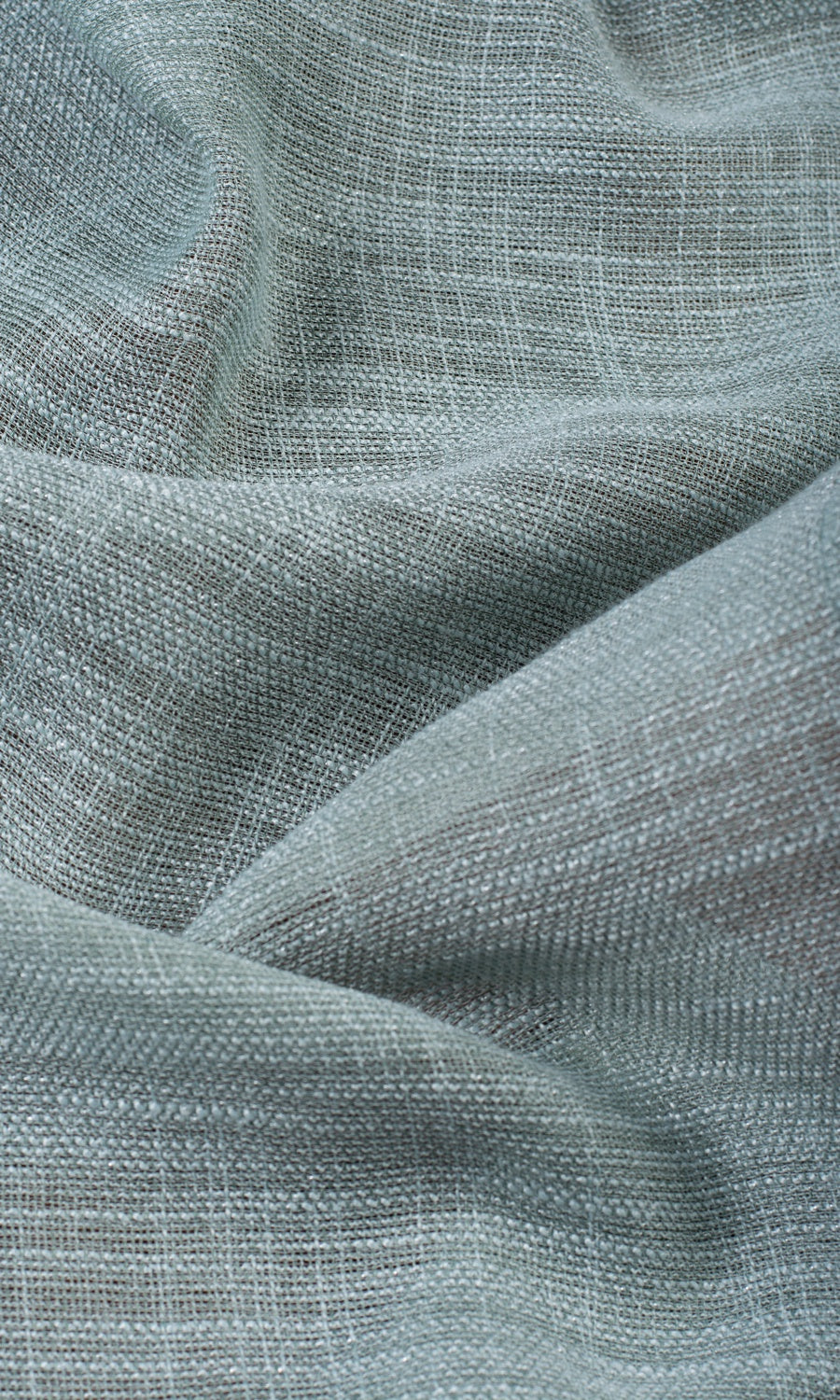 Textured Sheer Window Treatments Fabric Sample (Cambridge Blue)