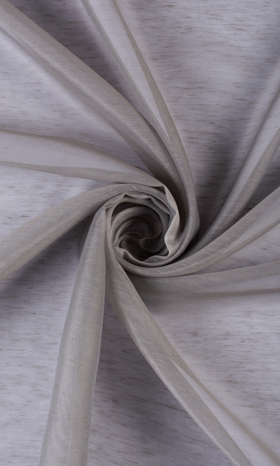 Plain Sheer Fabric Material By the Yard (Coffee Brown)