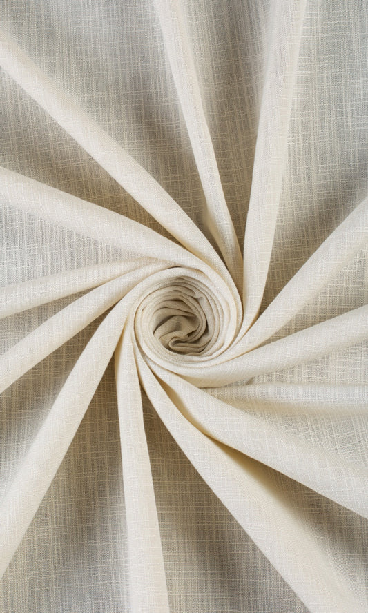 Semi-Sheer Drapes (Warm Ivory/ Pale Beige)