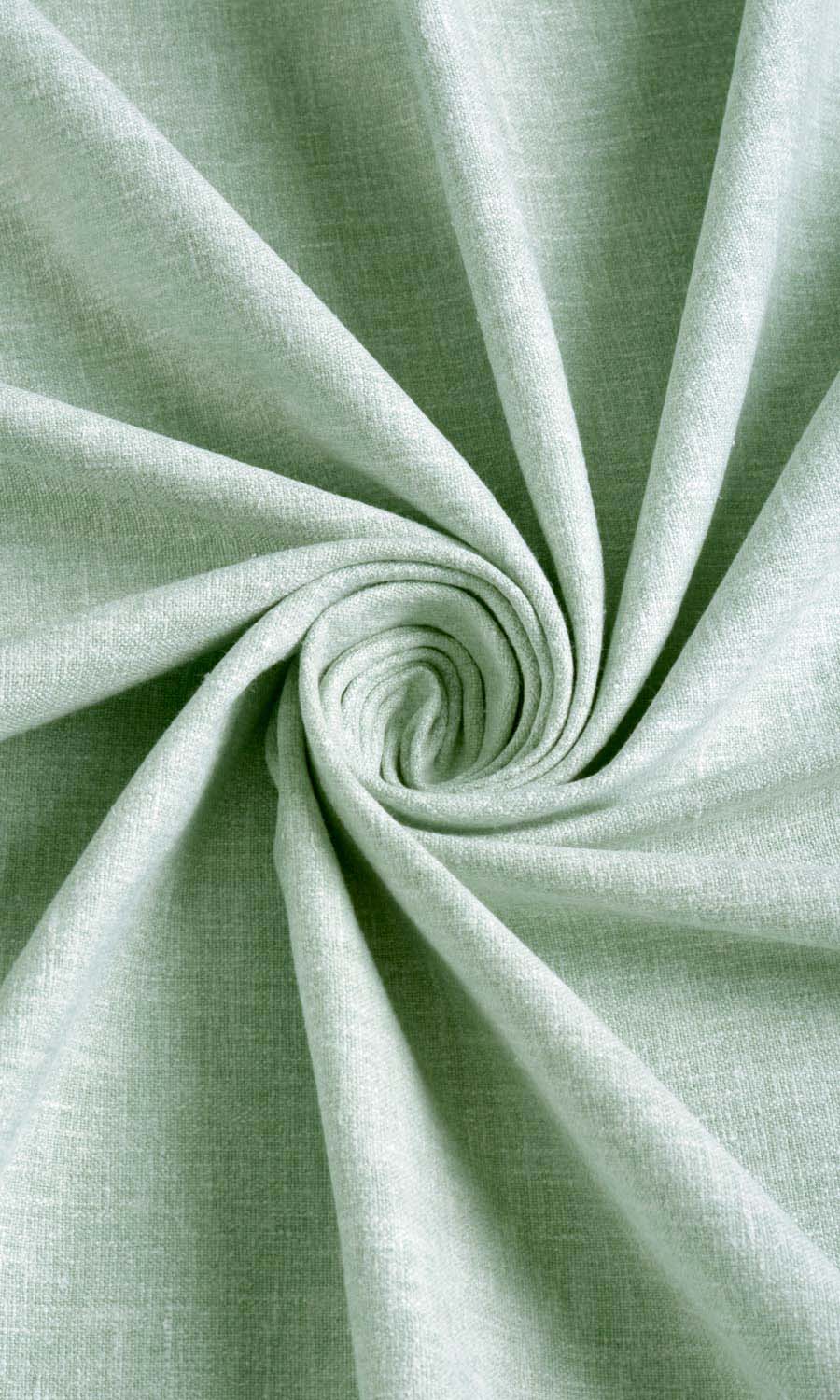 Poly-Cotton Blend Window Treatments Fabric By the Yard (Mint Blue/ Green)