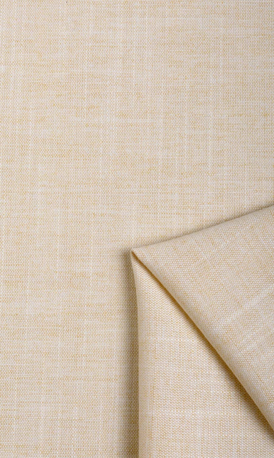 Plain Linen Texture Window Treatments Fabric By the Yard (Pale Beige)