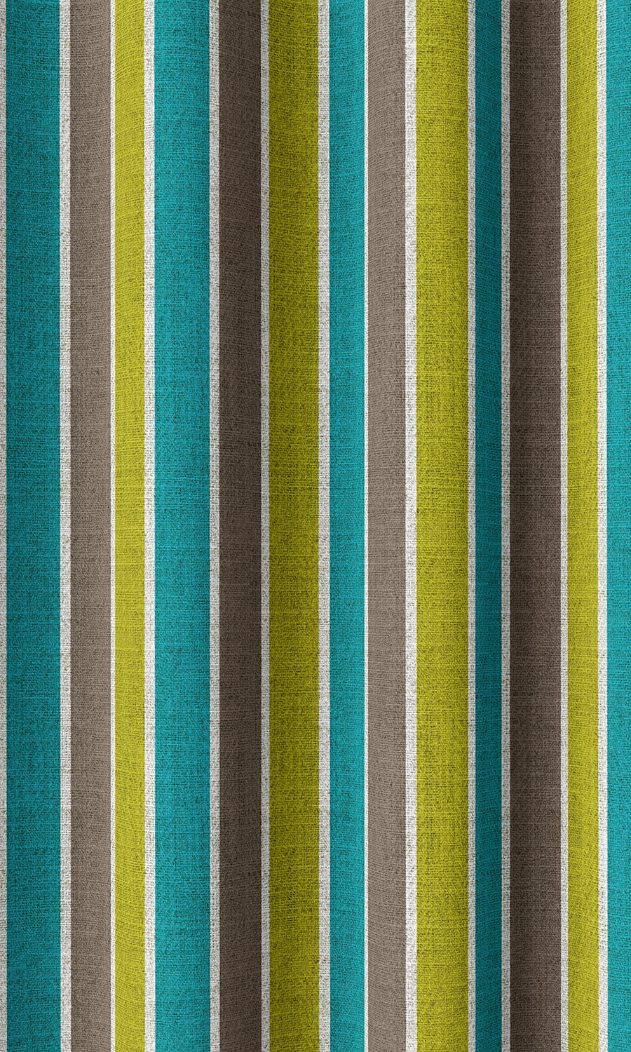 Striped Home Décor Fabric By the Metre (Blue/ Green)