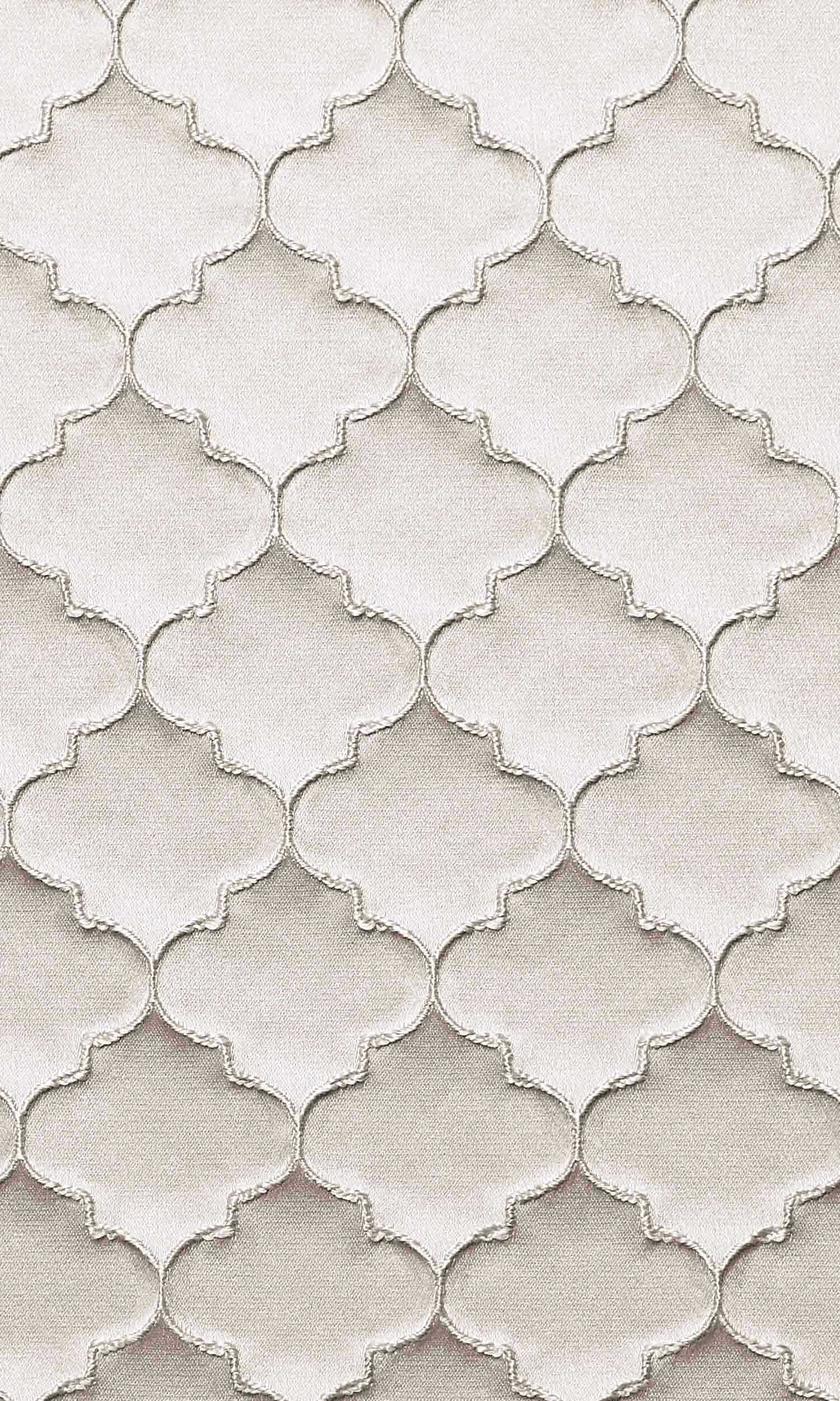 Silk Blend Home Textile Fabric Material Sample (Seashell Ivory)