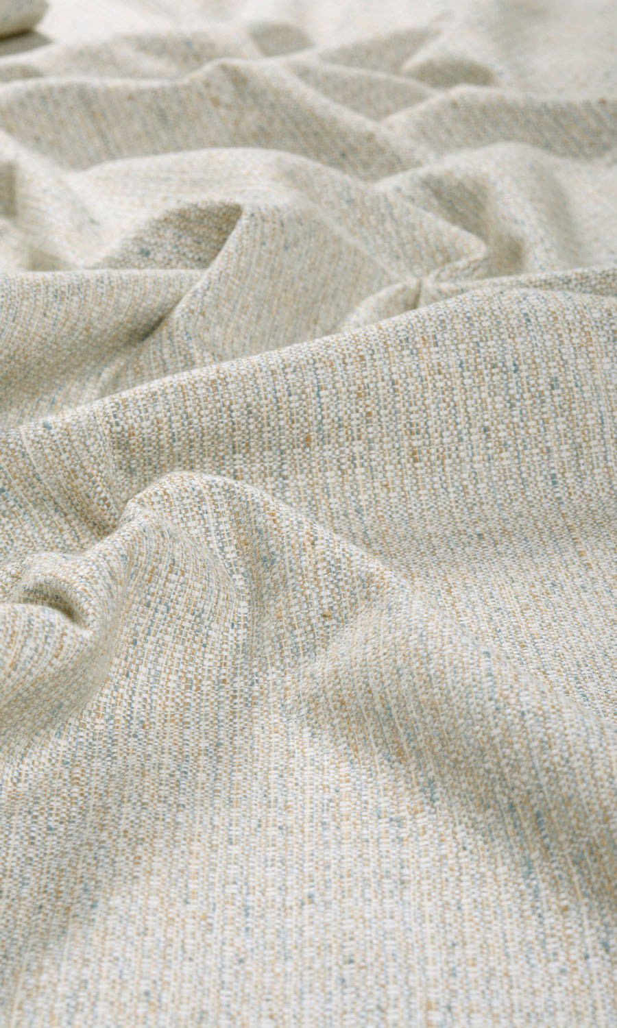 Textured  Fabric Sample for Curtains & Drapes (Oatmeal Beige/ Ash Gray)