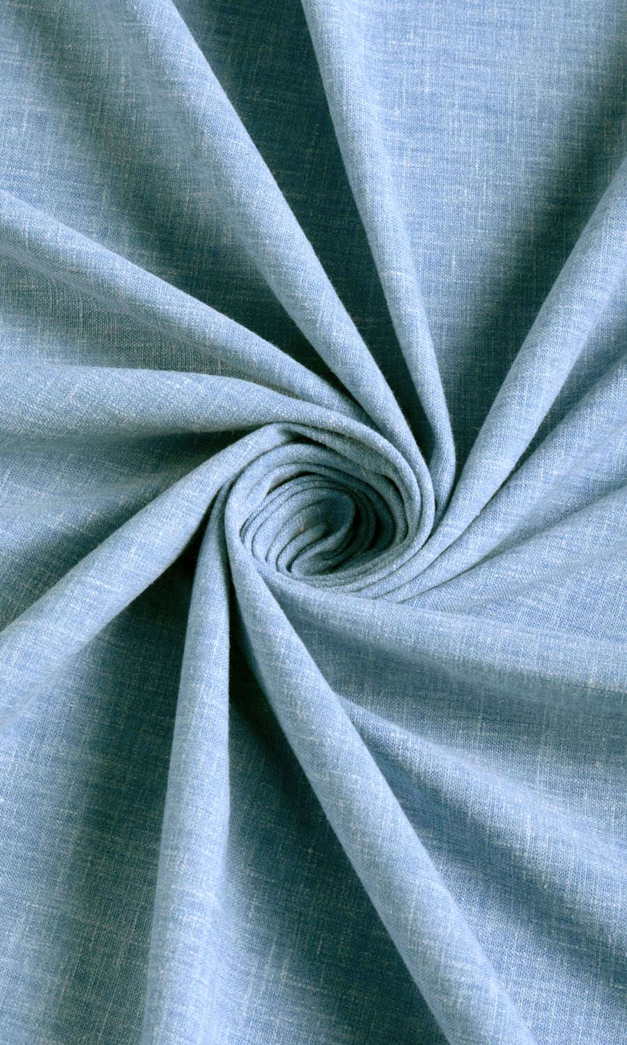 Poly-Cotton Blend Home Textile Fabric Material By the Yard (Pale Cobalt)