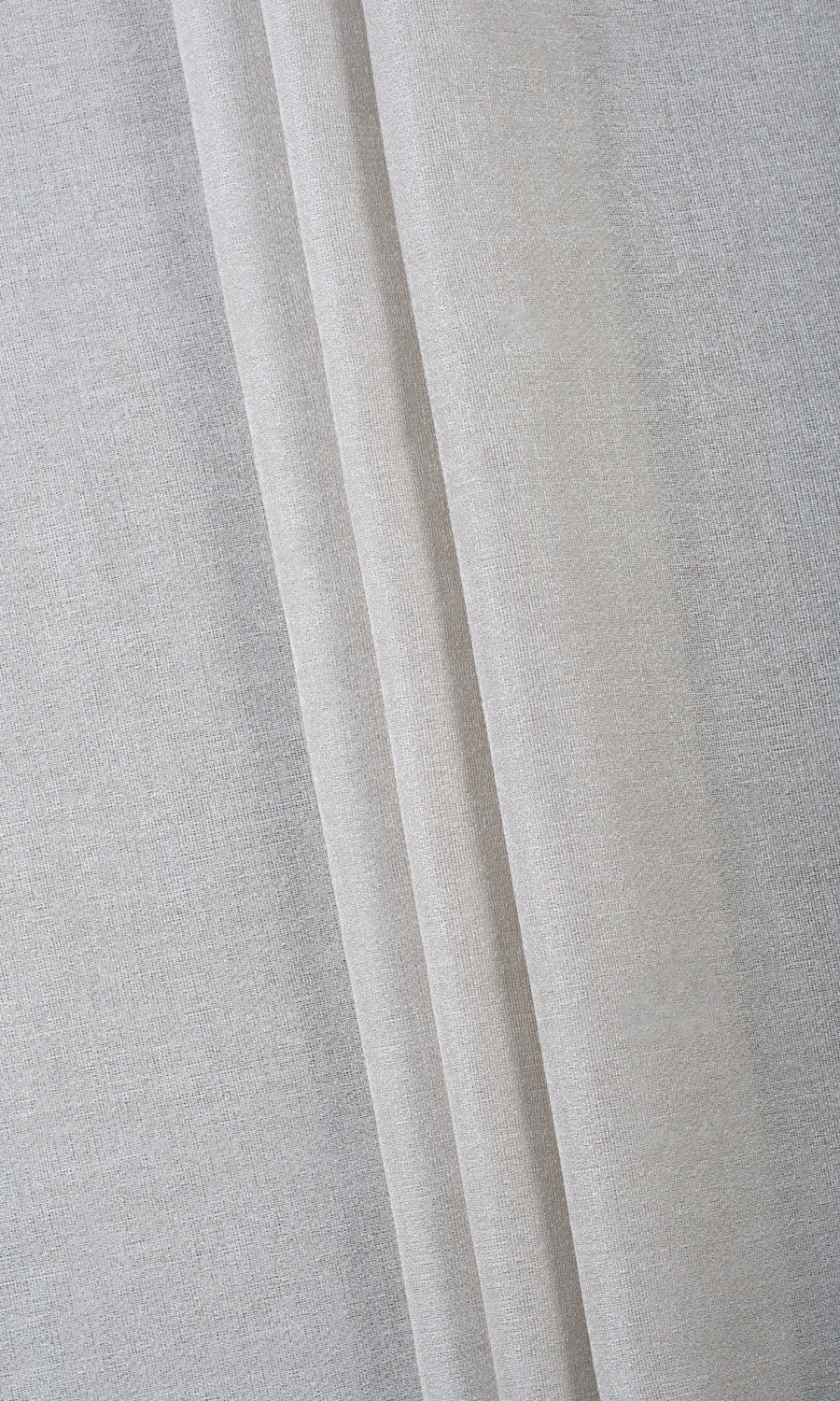 Plain Semi-Sheer Window Treatments Fabric By the Yard (Silver Gray)