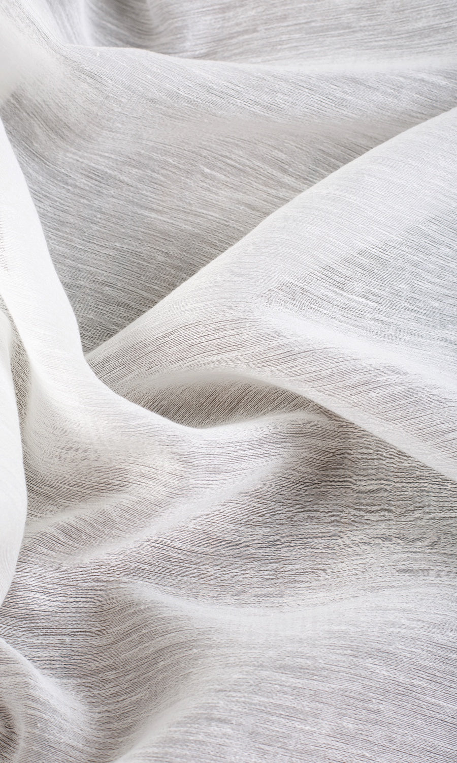 Plain Sheer Home Décor Fabric By the Yard (White)